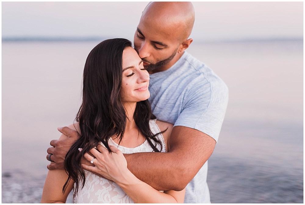  Romantic Discovery Park Seattle Candlelit Engagement Session   by the beach | Julianna J Photography | juliannajphotography.com 